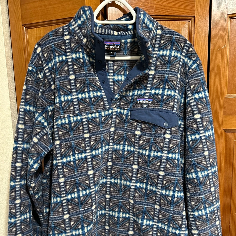 Patagonia Synchilla Fleece - Navy Blue Pattern
